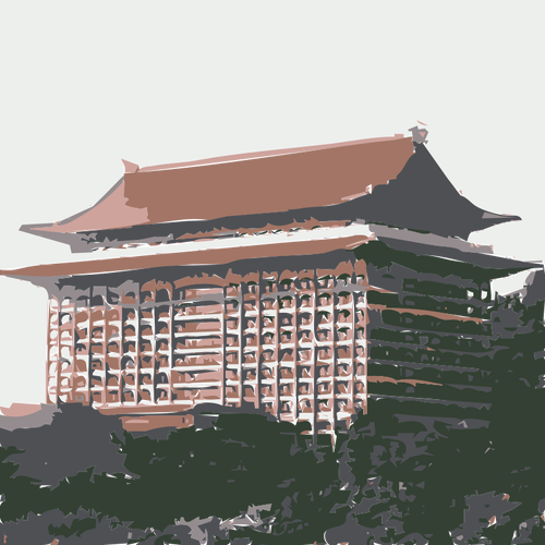 Desenho vetorial de Taipei Grand Hotel